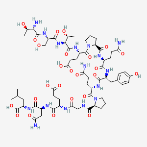 molecular formula C62H94N16O25 B597848 Tstepqyqpgenl CAS No. 198754-34-6