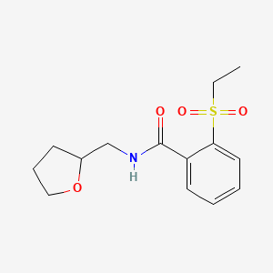 2-(ethylsulfonyl)-N-(tetrahydrofuran-2-ylmethyl)benzamide