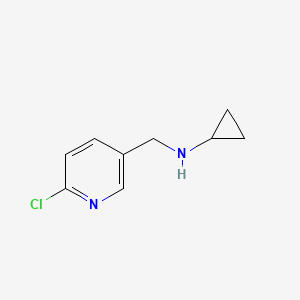 (6-Chloro-pyridin-3-ylmethyl)-cyclopropyl-amine