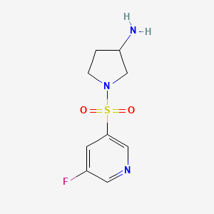 1-(5-Fluoropyridin-3-ylsulfonyl)pyrrolidin-3-amine