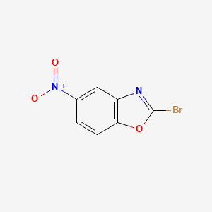 molecular formula C7H3BrN2O3 B597851 2-Bromo-5-nitrobenzo[d]oxazole CAS No. 1246472-00-3