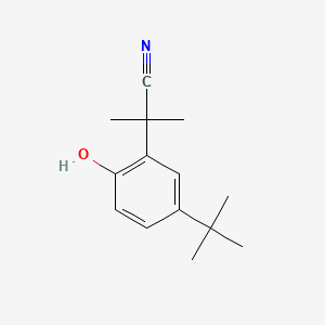 2-(5-(tert-Butyl)-2-hydroxyphenyl)-2-methylpropanenitrile