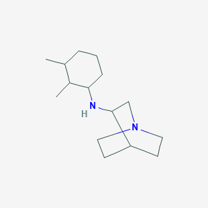 molecular formula C15H28N2 B5978542 N-(2,3-dimethylcyclohexyl)quinuclidin-3-amine 