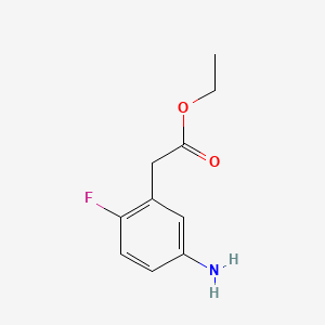 Ethyl 2-(5-amino-2-fluorophenyl)acetate