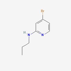 molecular formula C8H11BrN2 B597859 4-溴-N-丙基吡啶-2-胺 CAS No. 1280786-74-4