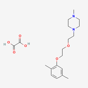 molecular formula C19H30N2O6 B5978821 1-{2-[2-(2,5-dimethylphenoxy)ethoxy]ethyl}-4-methylpiperazine oxalate 