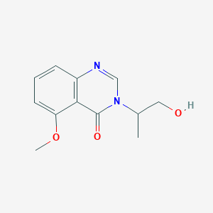 molecular formula C12H14N2O3 B5978899 3-(2-hydroxy-1-methylethyl)-5-methoxyquinazolin-4(3H)-one 