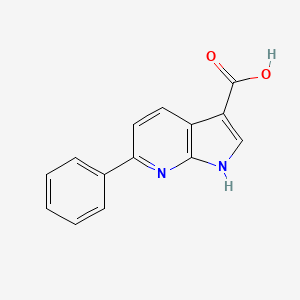 6-Phenyl-1H-pyrrolo[2,3-b]pyridine-3-carboxylic acid
