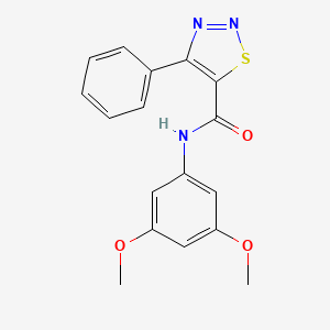 N-(3,5-dimethoxyphenyl)-4-phenyl-1,2,3-thiadiazole-5-carboxamide