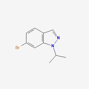 molecular formula C10H11BrN2 B597907 6-bromo-1-isopropyl-1H-indazole CAS No. 1214900-44-3