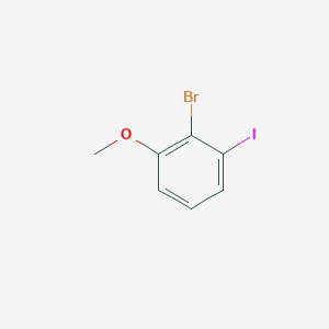 molecular formula C7H6BrIO B059791 2-Bromo-1-iodo-3-methoxybenzene CAS No. 74128-84-0