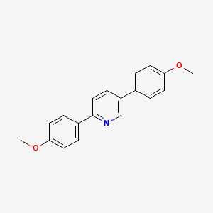 molecular formula C19H17NO2 B597916 2,5-Bis(4-methoxyphenyl)pyridine CAS No. 171820-17-0
