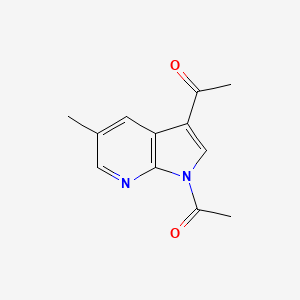1,1'-(5-Methyl-1H-pyrrolo[2,3-b]pyridine-1,3-diyl)diethanone