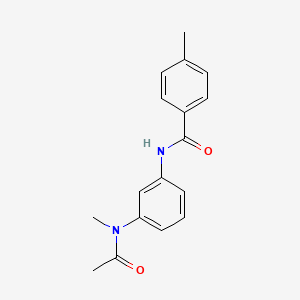 molecular formula C17H18N2O2 B5979403 N-{3-[acetyl(methyl)amino]phenyl}-4-methylbenzamide CAS No. 1158527-43-5