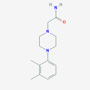 molecular formula C14H21N3O B5979424 2-[4-(2,3-dimethylphenyl)-1-piperazinyl]acetamide 