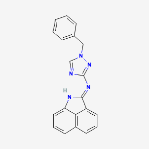 molecular formula C20H15N5 B5979484 (Z)-N-(1-benzyl-1,2,4-triazol-3-yl)-1H-benzo[cd]indol-2-imine 