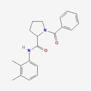 molecular formula C20H22N2O2 B5979521 1-benzoyl-N-(2,3-dimethylphenyl)prolinamide 