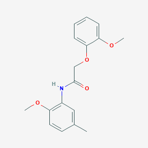 N-(2-methoxy-5-methylphenyl)-2-(2-methoxyphenoxy)acetamide