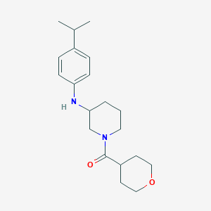 N-(4-isopropylphenyl)-1-(tetrahydro-2H-pyran-4-ylcarbonyl)-3-piperidinamine