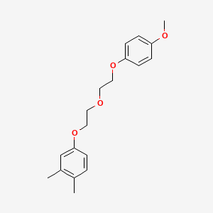 4-{2-[2-(4-methoxyphenoxy)ethoxy]ethoxy}-1,2-dimethylbenzene