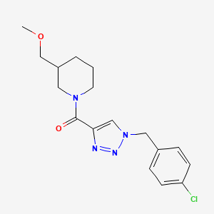 1-{[1-(4-chlorobenzyl)-1H-1,2,3-triazol-4-yl]carbonyl}-3-(methoxymethyl)piperidine