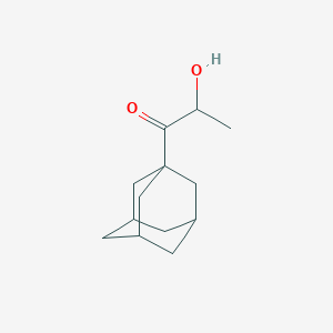 molecular formula C13H20O2 B5979676 1-(1-adamantyl)-2-hydroxy-1-propanone 