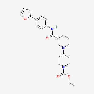 ethyl 3-({[4-(2-furyl)phenyl]amino}carbonyl)-1,4'-bipiperidine-1'-carboxylate