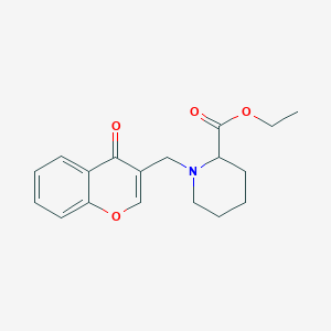 ethyl 1-[(4-oxo-4H-chromen-3-yl)methyl]-2-piperidinecarboxylate