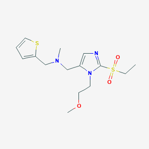 1-[2-(ethylsulfonyl)-1-(2-methoxyethyl)-1H-imidazol-5-yl]-N-methyl-N-(2-thienylmethyl)methanamine