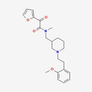 2-(2-furyl)-N-({1-[2-(2-methoxyphenyl)ethyl]-3-piperidinyl}methyl)-N-methyl-2-oxoacetamide