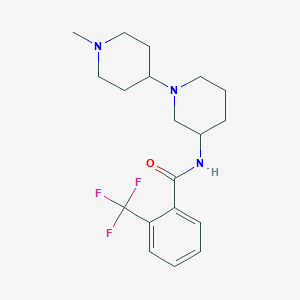 N-(1'-methyl-1,4'-bipiperidin-3-yl)-2-(trifluoromethyl)benzamide