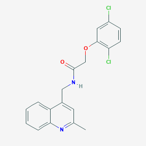 2-(2,5-dichlorophenoxy)-N-[(2-methyl-4-quinolinyl)methyl]acetamide