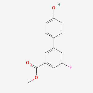 4-(3-Fluoro-5-methoxycarbonylphenyl)phenol