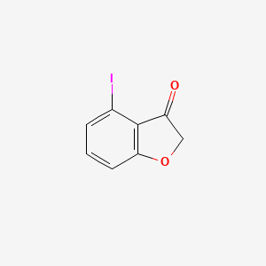 molecular formula C8H5IO2 B597985 4-Iodobenzofuran-3(2H)-one CAS No. 1199783-16-8