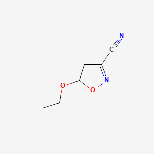 5-Ethoxy-4,5-dihydroisoxazole-3-carbonitrile