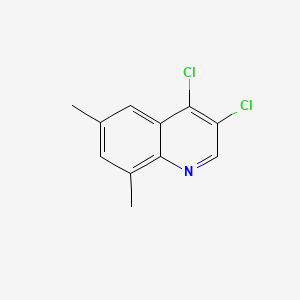 molecular formula C11H9Cl2N B597993 3,4-Dichloro-6,8-dimethylquinoline CAS No. 1204811-32-4