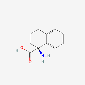 molecular formula C11H13NO2 B597996 (S)-1-AMINO-1,2,3,4-TETRAHYDRO-NAPHTHALENE-1-CARBOXYLIC ACID CAS No. 197379-82-1