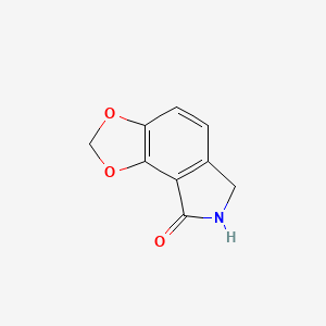 molecular formula C9H7NO3 B598003 6H-[1,3]dioxolo[4,5-e]isoindol-8(7H)-one CAS No. 18550-46-4