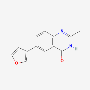 6-(furan-3-yl)-2-methyl-3H-quinazolin-4-one