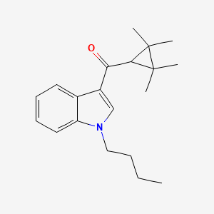 molecular formula C20H27NO B598015 (1-Butyl-1H-indol-3-yl)(2,2,3,3-tetramethylcyclopropyl)methanone CAS No. 1199943-43-5