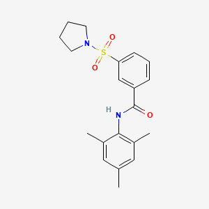 N-mesityl-3-(1-pyrrolidinylsulfonyl)benzamide