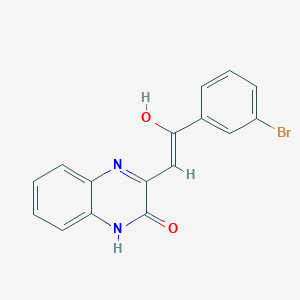 3-[2-(3-bromophenyl)-2-oxoethylidene]-3,4-dihydro-2(1H)-quinoxalinone