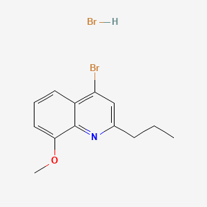 4-Bromo-8-methoxy-2-propylquinoline hydrobromide