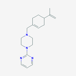 2-{4-[(4-isopropenyl-1-cyclohexen-1-yl)methyl]-1-piperazinyl}pyrimidine