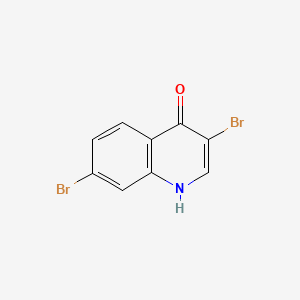 molecular formula C9H5Br2NO B598046 3,7-二溴-4-羟基喹啉 CAS No. 1203579-53-6