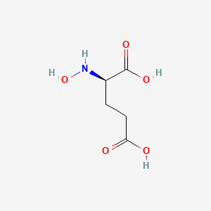 molecular formula C5H9NO5 B598047 N-Hydroxy-D-glutamic acid CAS No. 197861-16-8