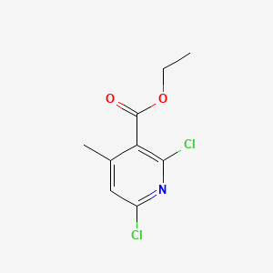 molecular formula C9H9Cl2NO2 B598052 Ethyl 2,6-dichloro-4-methylnicotinate CAS No. 108130-10-5