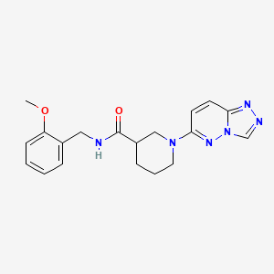 N-(2-methoxybenzyl)-1-[1,2,4]triazolo[4,3-b]pyridazin-6-yl-3-piperidinecarboxamide