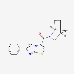 3-[(1S*,4S*)-2-azabicyclo[2.2.1]hept-2-ylcarbonyl]-6-phenylimidazo[2,1-b][1,3]thiazole