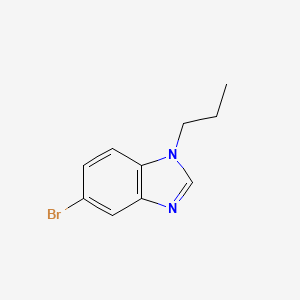 molecular formula C10H11BrN2 B598064 5-Bromo-1-propyl-benzoimidazole CAS No. 1200113-99-0
